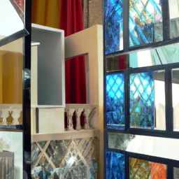 Conception de panneaux de verre pour habillage mural La Varenne